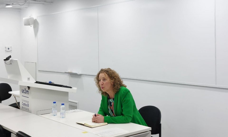Europos saugumo iššūkiai ir hibridinės grėsmės aptarti su universitetų Madride studentais