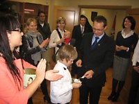 Kalėdų loterija Lietuvos ambasadoje Madride